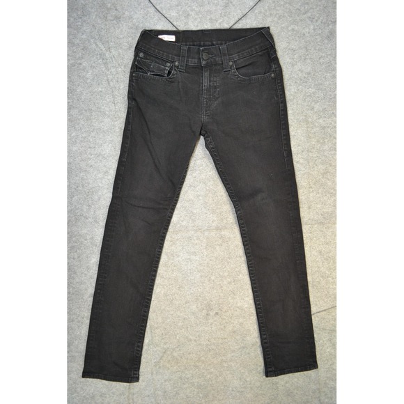 True Religion Other - True Religion Jeans Mens 30 Black Rocco Flap Relaxed Skinny Fit 30x31 Denim